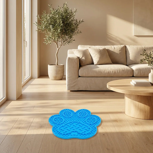CalmLick™ Paw-Shaped Lick Mat - Healing Minimalism