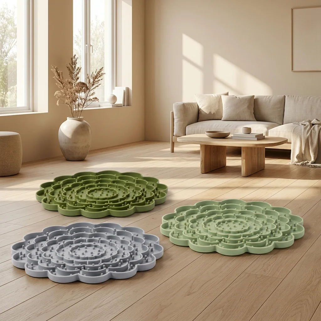CalmLick™ Sunflower Lick Mat - Healing Minimalism