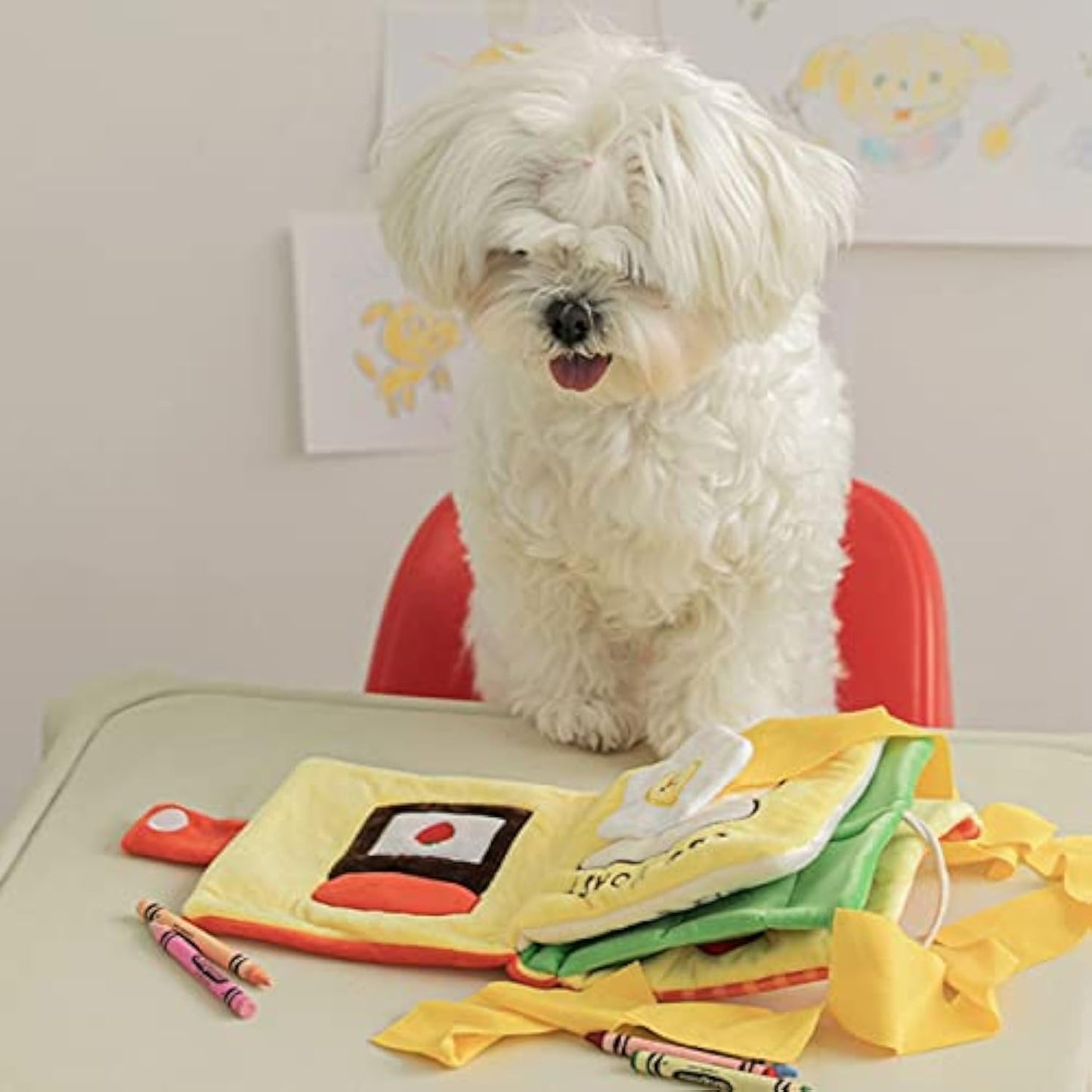 CalmLick™ Enrichment Snuffle Book for Anxious Dogs