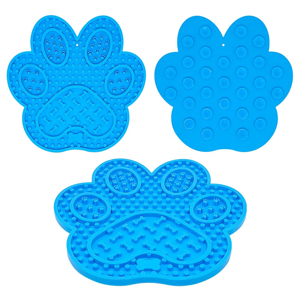 CalmLick™ Paw-Shaped Silicone Lick Mat for Anxious Dogs